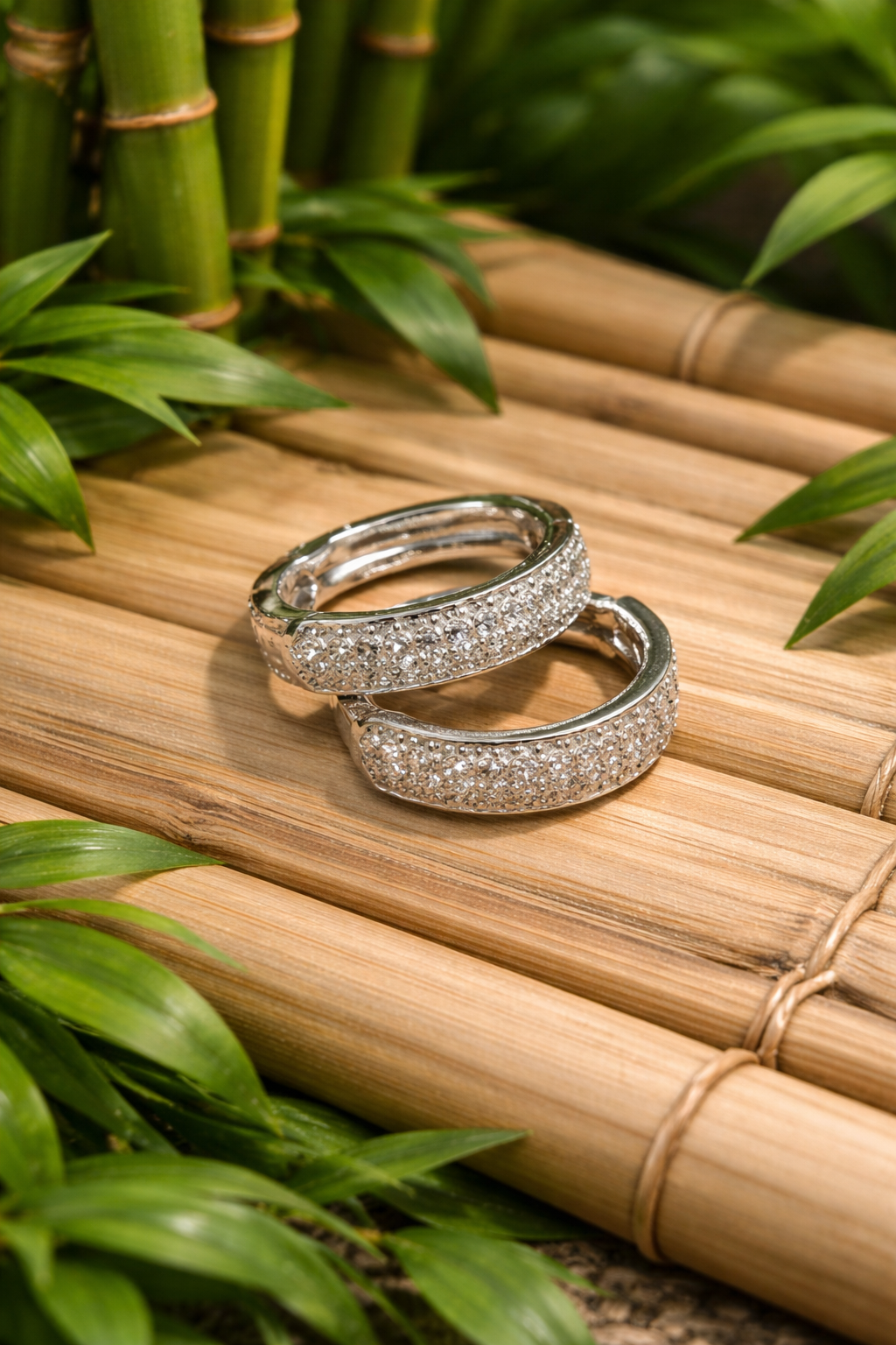 Aros Plata 925 Cubano con Circones